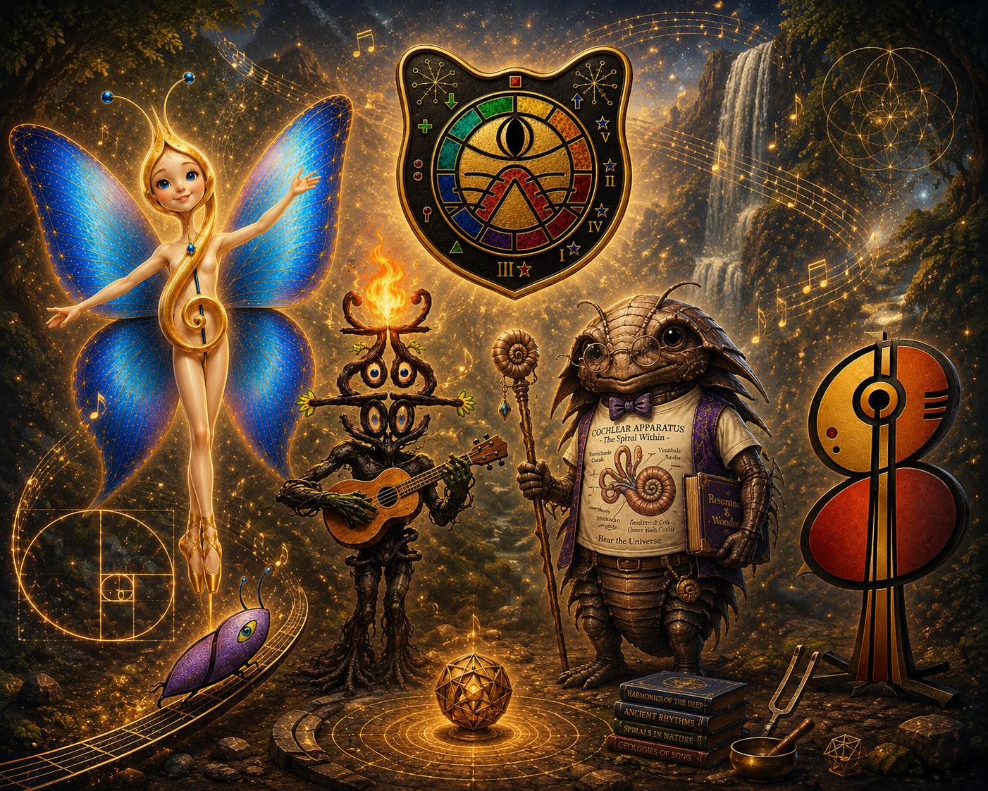 Musicalia, Gátople, Trilobites, Juglar y Lute reunidos en Fractal Music World